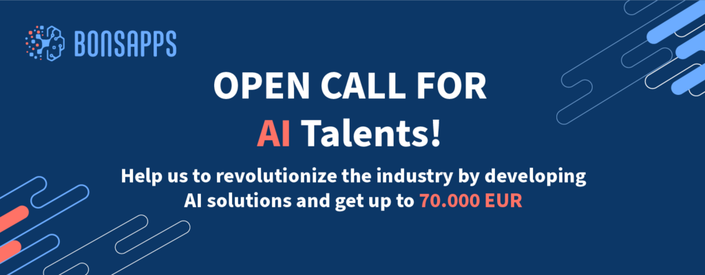 BonsAPPs is offering up to 70,000 EUR for AI Talents